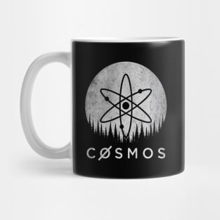 Vintage Cosmos Crypto ATOM Coin To The Moon Token Cryptocurrency Wallet HODL Birthday Gift For Men Women T-Shirt Mug